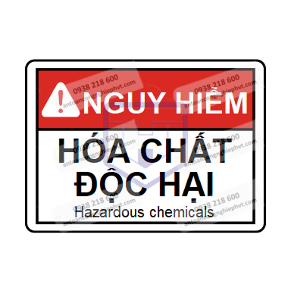 Biển báo nguy hiểm - hóa chất độc hại